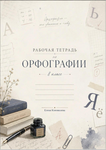 Рабочая тетрадь по орфографии. 8 класс